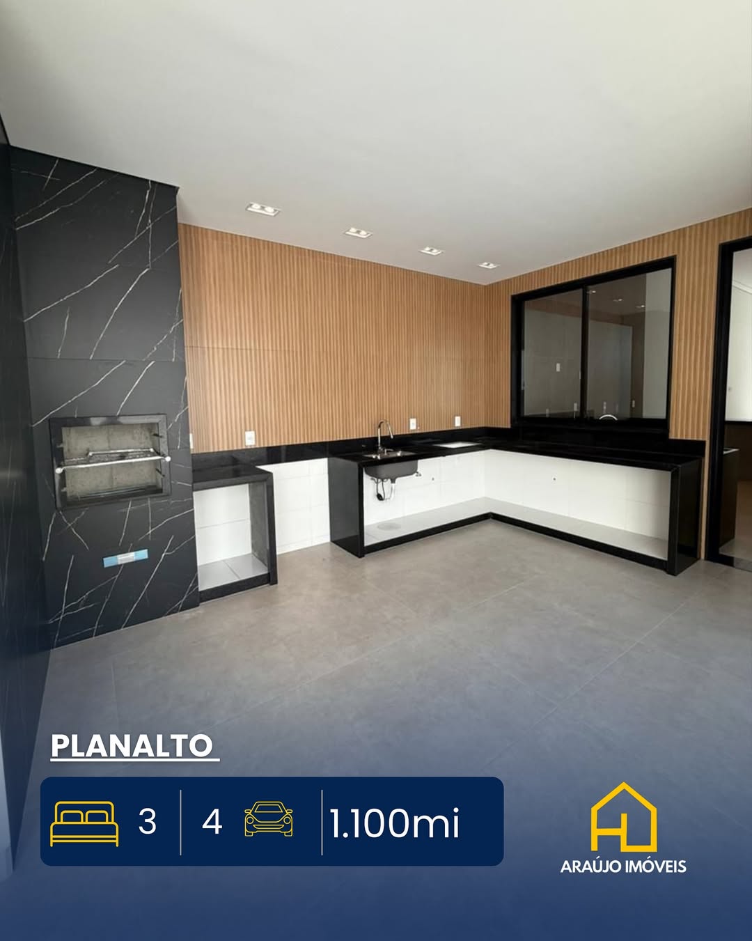 🏡 Casa moderna no bairro Planalto – Divinópolis-MGLinda casa plana com 197 m² de área construíd