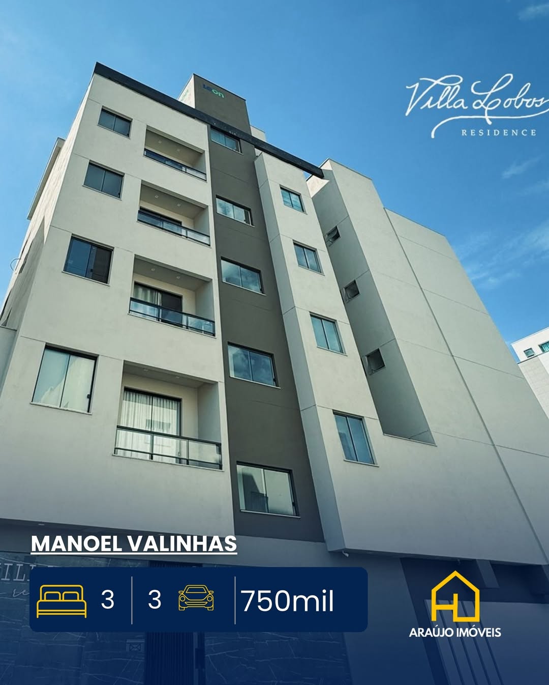 Cobertura moderna com vista maravilhosa e uma fachada sofisticada no bairro Manoel Valinhas 😍✨✅