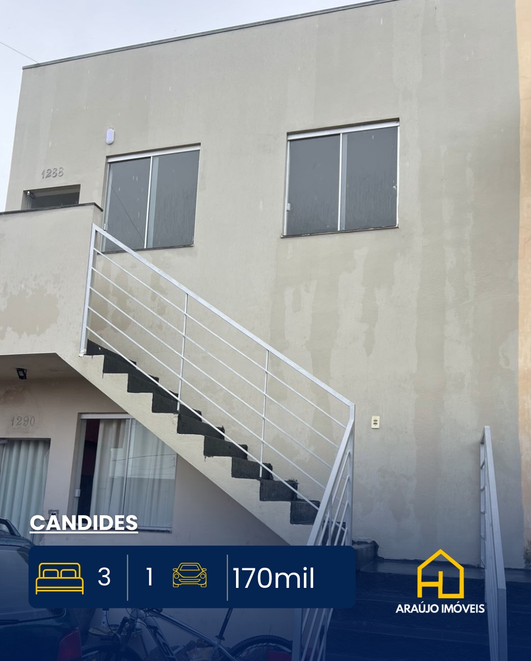 Apartamento no Bairro Candides 3 quartos Sala cozinha Banheiro Área de serviço 1 garagem Incluso