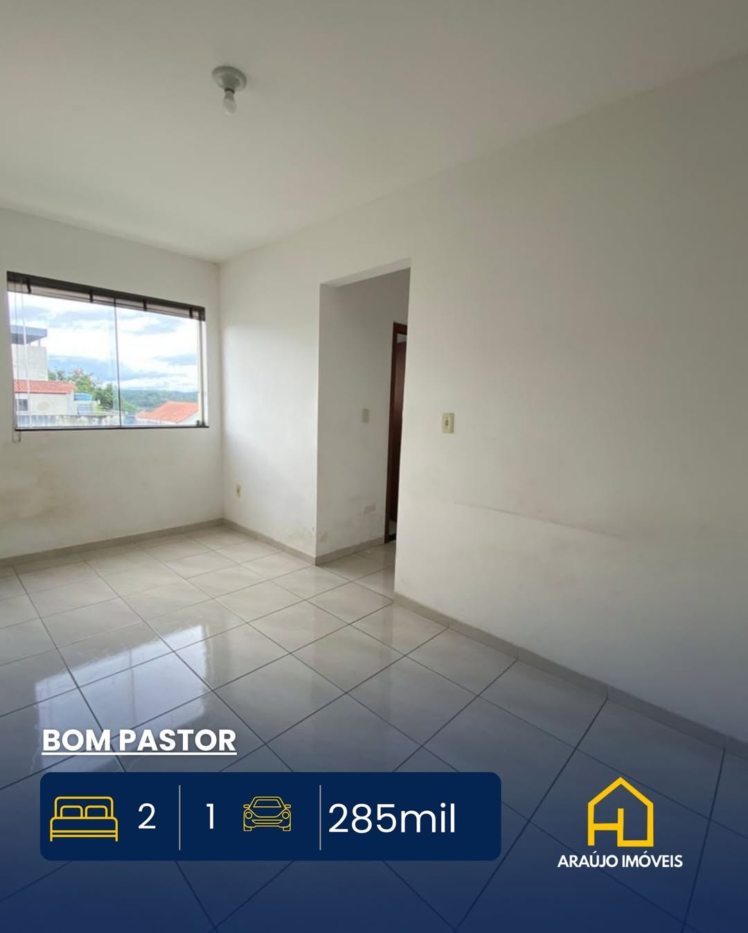 Apartamento Bom Pastor Prédio com Elevador 2 quartos SalaCozinha Banheiro Área de serviço 1 vaga