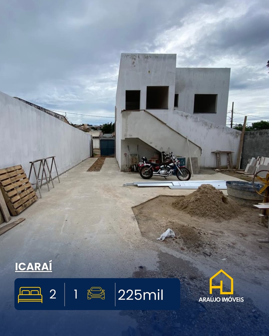 ⚜️APARTAMENTO 📍ICARAÍ⚜️DESCRIÇÃO- 2 quartos 1 sala 1 banheiro 1 vagas para veículos ⚜️rodapé e (1)