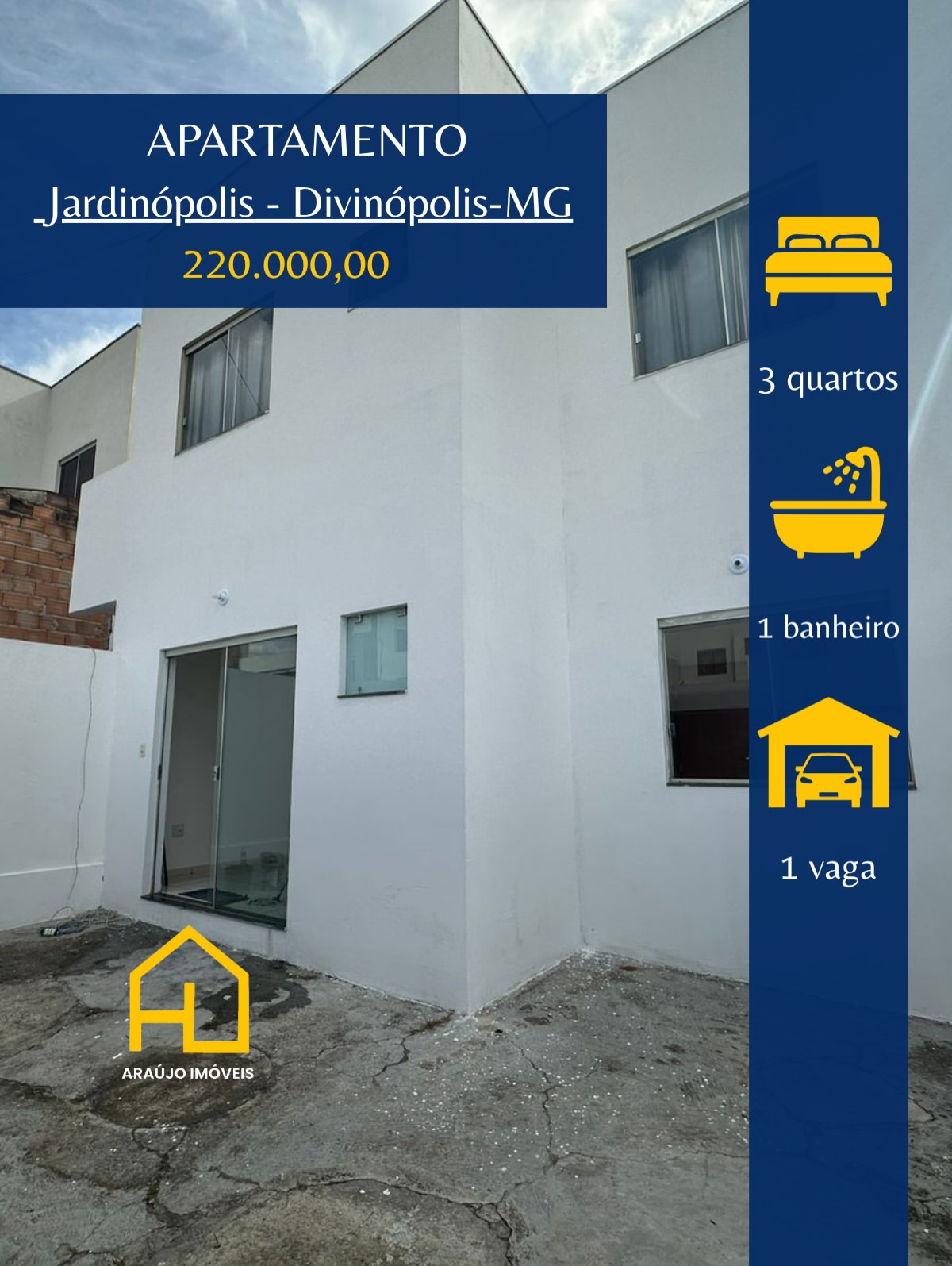 🏢 Apartamento com área privativa no bairro Jardinópolis🛏️ 3 quartos🛋️ Sala ampla🍳 Cozinha🚿